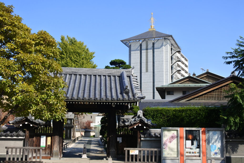 JR町田駅から浄運寺までの徒歩でのアクセス・経路案内(勝楽寺正門)
