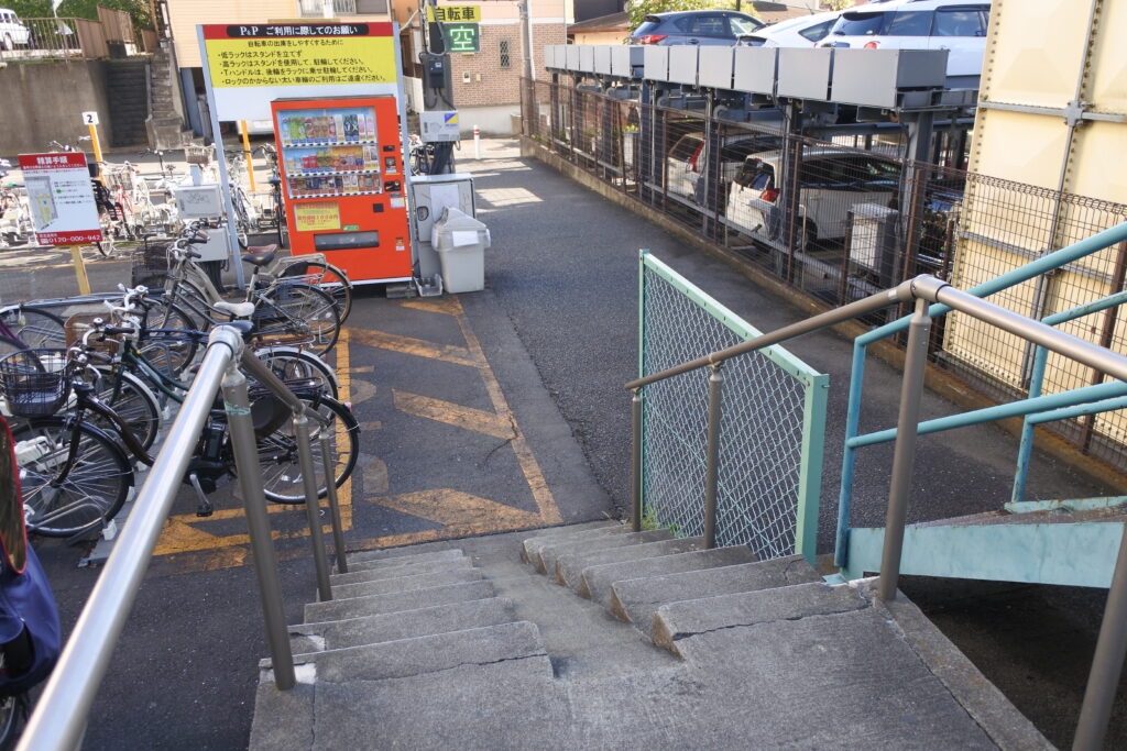 JR町田駅から宗保院までの徒歩でのアクセス・経路案内(階段)